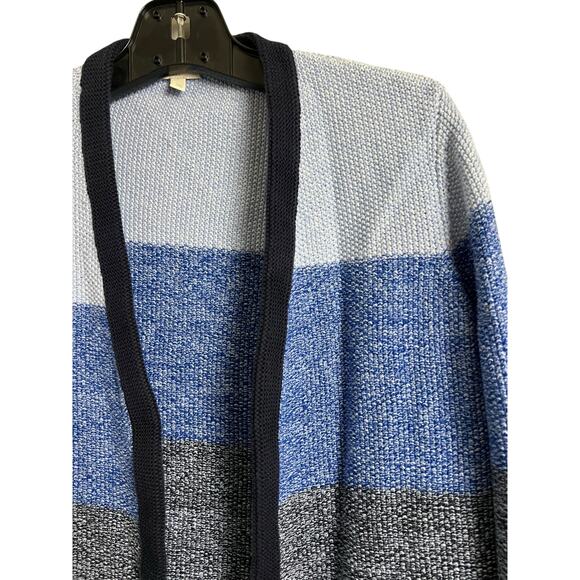 Talbots Factory Knit Cardigan Sweater Open Front M Medium Twee Academia Retro - Picture 3 of 6